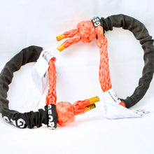 Load image into Gallery viewer, 9500kg Extension Tow Rope(Purple)+ 2*Soft Shackles 15000kg -- 4x4 Winch Recovery Combo