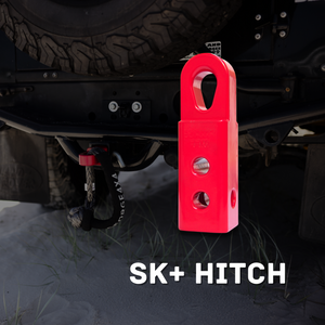  1pc*SK+ aka Soft Shackle Hitch (Ruby RED) 50mm*50mm*170mm  Breaking Strength: 20000kg