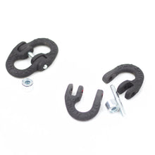 Load image into Gallery viewer, Grade 100 HammerLock Chain Connector Connecting Link Size: 6mm, WLL 1.4ton (1400kg) Breaking Force: 5.6ton (5600kg) DESCRIPTION and FEATURES: Size: 6mm WLL: 1.4ton BS: 5.6ton (4 times of WLL)  Grade: 100 (T10) Made from Quality Alloy steel Drop forged and heat treated Test certificate supplied upon request Pin comes with Galv.  Trailer chain extender (chain extend) for BOTH 4177-35 or 4177-25