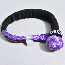 Load image into Gallery viewer, 9500kg Winch Extension Rope (yellow or Purple) +1X Soft Shackle 16ton +1X Snatch Ring 11ton 4x4 Winch combo