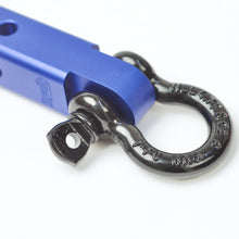 Load image into Gallery viewer, 4WD Recovery kit: BLUE Extended Hitch Receiver 230mm*5000kg + Rated Shackle
