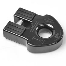 Load image into Gallery viewer, Winch Shackle Link/G Link replaces traditional winch hooks, smooth surface, large&rounded eyelet diam. of 32mm *Designed in Australia *Suits for BOTH Soft Shackle & D Shackle *UV-resistant in black paint *Flat Shackle Winch Hook  IP Australia Certified Design. Compatible with ARB Mounting folding bracket. Upgraded with a surface featuring holes on one side for a stylish appearance & lighter-weight