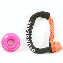 Load image into Gallery viewer, Pink Ring 11000kg + Soft Shackle 18000kg Combo Winch Pulley 4WDing Recovery