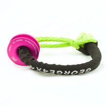 Load image into Gallery viewer, 4x4 winch ring with 22000kg green soft shackle australian made combo george4x4 recovery gear & More