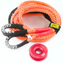 Load image into Gallery viewer, George4x4 Winch Extension Rope (11mm, 11,000kg, 10/15/20m) + Recovery Ring (Red or Pink) – Soft Shackle Friendly Combo