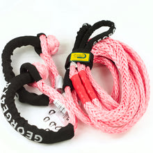 Load image into Gallery viewer, Pink Rope Combo: 1X Extension / Tow 11ton + 2 X Soft Shackles 16ton