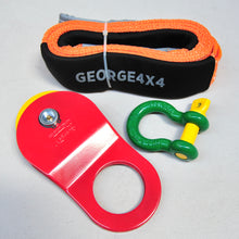 Load image into Gallery viewer, 4WD Recovery kit:  Tree Trunk Protector + Rated Shackle + 10T Snatch Block