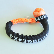 Load image into Gallery viewer, Soft Shackles are an alternative to steel shackles, made of Synthetic rope (well known as Dyneema/ spectra etc). Lighter, Stronger, and more flexible. Hand spliced in Australia, Tested by NATA-accredited lab can float in water UV-resistant, waterproof and more durable Protective sleeve fitted