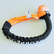 Load image into Gallery viewer, Soft Shackles are an alternative to steel shackles, made of Synthetic rope (well known as Dyneema/ spectra etc). Lighter, Stronger, and more flexible. Hand spliced in Australia, Tested by NATA-accredited lab can float in water UV-resistant, waterproof and more durable Protective sleeve fitted