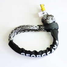 Load image into Gallery viewer, Soft Shackles are an alternative to steel shackles, made of Synthetic rope (well known as Dyneema/ spectra etc). Lighter, Stronger, and more flexible. Hand spliced in Australia, Tested by NATA-accredited lab can float in water UV-resistant, waterproof and more durable Protective sleeve fitted