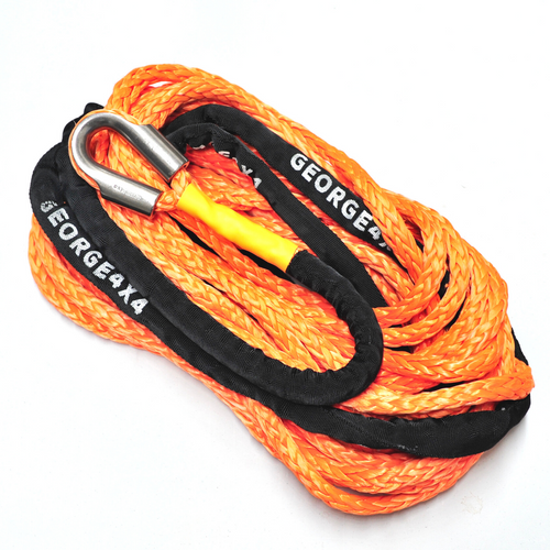 Winch Rope 26m*11000kg, Stainless steel Thimble eye 4WD Recovery Gear