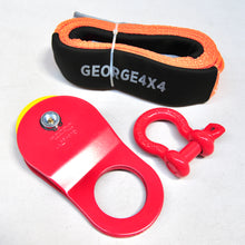 Load image into Gallery viewer, 4WD Recovery kit:  Tree Trunk Protector + Rated Shackle + 10T Snatch Block