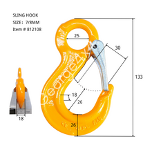Load image into Gallery viewer, Hammerlock + Eye Hook for Trailer Safety Chain/Caravan Towing by George4x4 George Lifting