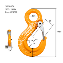 Load image into Gallery viewer, Hammerlock + Eye Hook for Trailer Safety Chain/Caravan Towing by George4x4 George Lifting