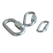Load image into Gallery viewer, Zinc Plated Quick Link 5mm/6mm/8mm/10mm Camping Climbing Lock rigging accessories, balustrade shade sail