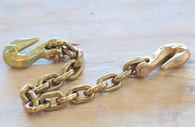 Load image into Gallery viewer, Grade 70 Transport Chain with Grab hook Each ends Load Restraint Lashing