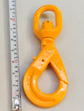 Load image into Gallery viewer, G80 Swivel Self Locking Safety Hook 7/8mm WLL 2.0ton, Grade 80 Chain Lifting Sling Components