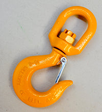 Load image into Gallery viewer, G80 Swivel Hook with Latch 10mm WLL 3.15ton, Grade 80 Chain Lifting Sling Components