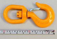 Load image into Gallery viewer, G80 Swivel Hook with Latch 10mm WLL 3.15ton, Grade 80 Chain Lifting Sling Components
