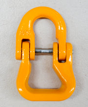 Load image into Gallery viewer, A hammerlock, a link that connects chains to other fittings when the chain link is too small. Made of high-quality alloy steel, drop forged and heat-treated for strength and flexibility. Easy to assemble and disassemble, often used to connect winch hooks to steel cable/synthetic winch rope. Consist of two separate body pieces, a tapered shaft, and a sleeve. Size: 10mm WLL: 3.15ton BS: 12.6ton (4 times of WLL) Grade: 80 (T8) Made from Quality Alloy steel Drop forged and heat treated