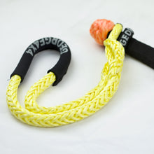 Load image into Gallery viewer, Using the SEL with the BKWR system attaches the rope to the recovery system without a hook, instead looping it through tree trunk protectors or similar items. Made of UHMWPE material. UV resistant, waterproof and more durable Very light, can float in water Australian-made tested IP Australia Certified Design. 10mm, Breaking force 9000kg  Visible colour - yellow