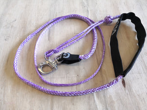 George4x4 Dog Leash / Lead  Dog leash comes with stainless steel release hook or soft shackle hook.  Standard size available:  Silver 12mm Orange 11mm Yellow 10mm Blue 9mm Red 8mm Green 6mm Purple 4mm  Standard length available:  0.6m/1.0m/2.0m/3.0m  Features:  Made of Dyneema/Spectra, same material as Winch line Rope Hand spliced in Australia Super lightweight, can float in water UV-resistant, waterproof and more durable Quick-release hook made of Marine Grade Stainless steel
