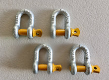 Load image into Gallery viewer, Rated Dee Shackle 8mm 5/16" 0.75ton Lifting Trailer Safety Chain