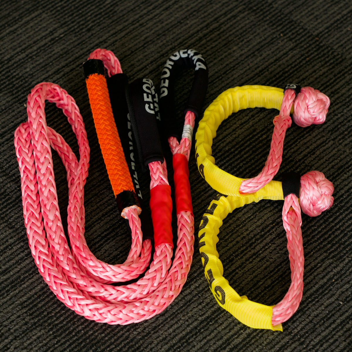 Pink Bridle Combo: Pink Bridle Rope 11000kg + 2*Pink Soft shackles 160 ...