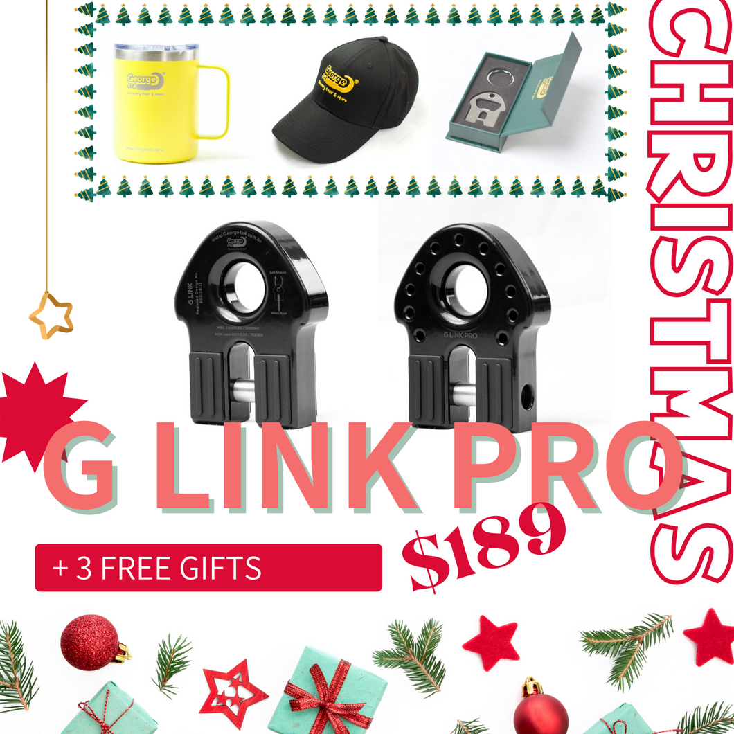 [Xmas SALE] G Link PRO Winch Shackle and FREE Cup + Cap + Bottle Opener