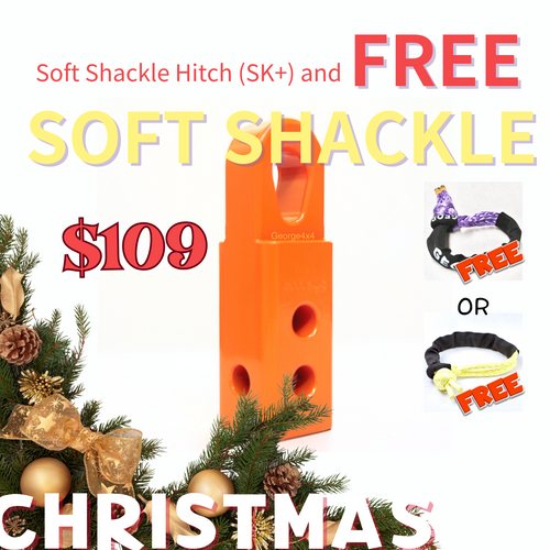 [Xmas Sale] Soft Shackle Hitch (SK+) Orange and Free Soft Shackle