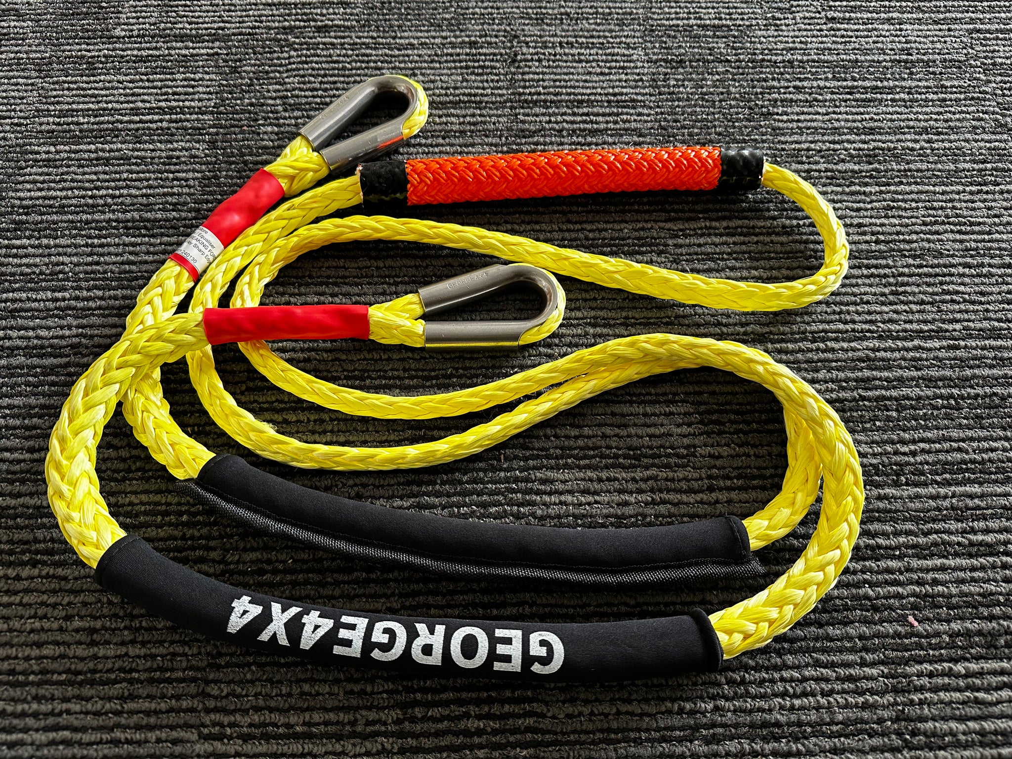 Australian made Bridle Rope with Hard Eye, 10mm*9500kg, 4WD Recovery ...