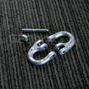Grade 100 HammerLock Chain Connector Connecting Link Size: 8mm, WLL 2.5ton (2500kg) Breaking Force: 10ton (10000kg) DESCRIPTION and FEATURES: Size: 8mm WLL: 2.5ton BS: 10.0ton (4 times of WLL)  Grade: 100 (T10) Made from Quality Alloy steel Drop forged and heat treated Test certificate supplied upon request Pin comes with Galv.  Item # 10HL08  Trailer chain extender (chain extend) for BOTH 4177-35 or 4177-25