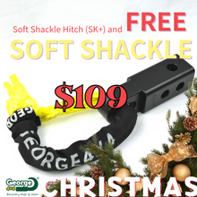 Load image into Gallery viewer, [Xmas Sale] Soft Shackle Hitch (SK+) Black and Free Soft Shackle
