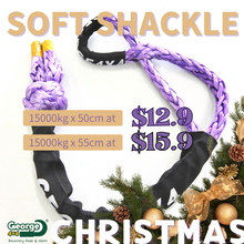 Load image into Gallery viewer, [Xmas Sale] Australian made Soft Shackle 11mm*15000kg Purple, 4WD Recovery