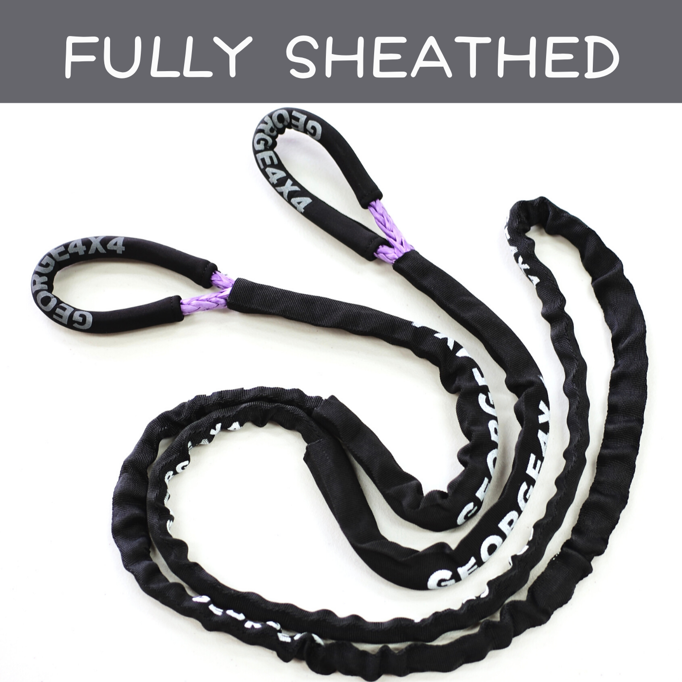 Australian made Sheathed Bridle Rope PP 10mm*9500kg, 4WD Recovery ...