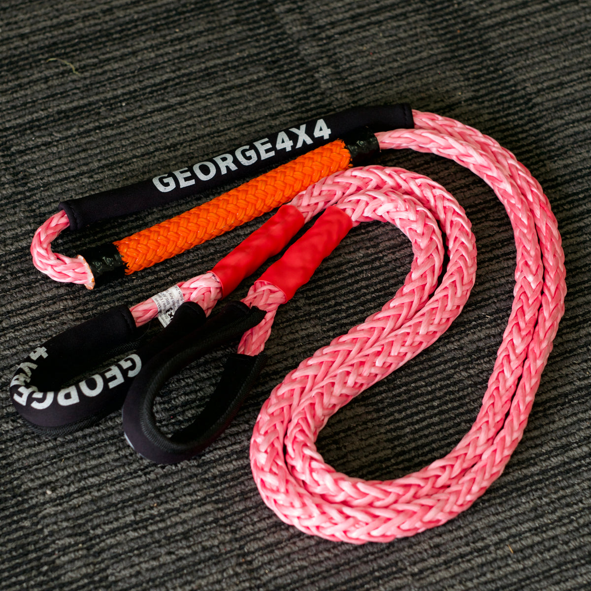 Australian made Bridle Rope (equaliser) 11mm*11000kg Pink, 4WD Recover ...