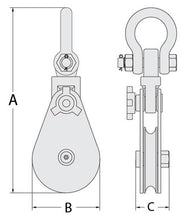 Load image into Gallery viewer, Snatch Block With Shackle Head, Heavy Duty Designed, 5:1 Safety factor