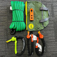 K11SS15SHSS20-Recovery 6PCS kit: Kinetic Rope 11000kg + 2*Soft Shackles 15000kg + Soft Shackle 19800kg + Soft Shackle Hitch (SK+) + Bag