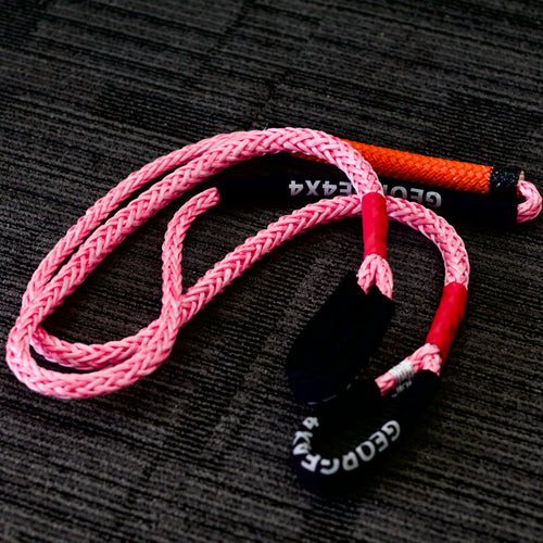 Australian made Bridle Rope (equaliser) 10mm*9500kg Pink, 4WD Recovery