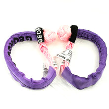 Load image into Gallery viewer, 2 Pack Australian Made Soft Shackles – Pink, 10mm, 16,000kg George4x4 