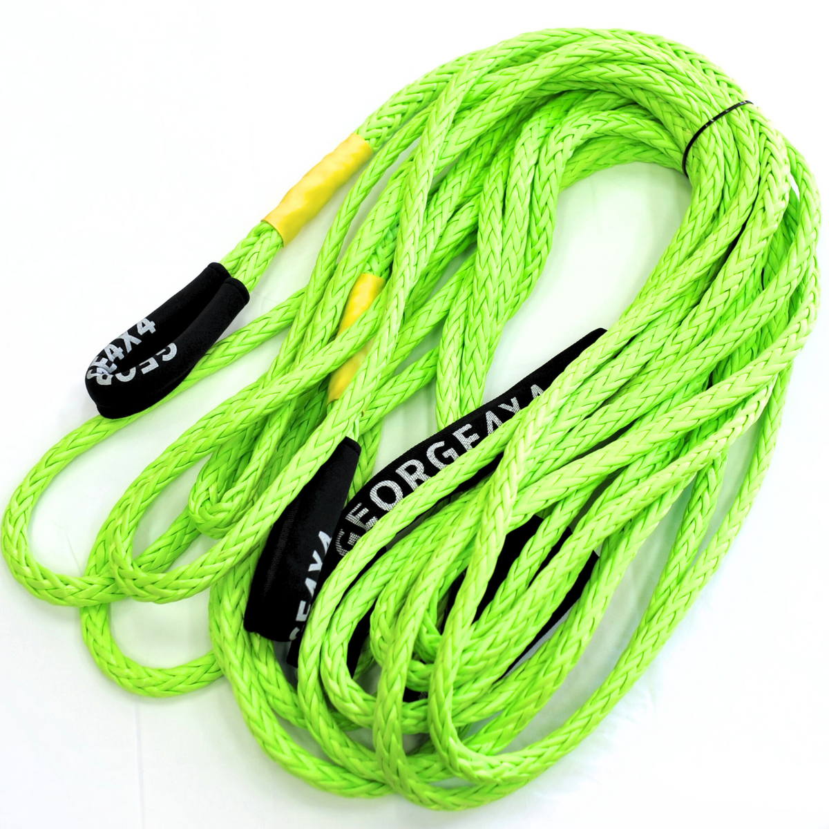 Australian made Tow Rope 12mm*13200kg Green, Winch Extension, 4WD Reco ...