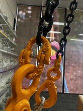 Load image into Gallery viewer, Chain Sling 4leg 6mm WLL 1.9Ton Fitted Eye SelfLocking Hook &amp; Shortening Hook Custom Length  (Assembly and Tagged in Brisbane,Australia)