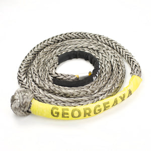 The Button Knot Winch Rope (BKWR) is made of UHMWPE. The knot protects the load-bearing portion of the rope by being the only exposed part on the fairlead, while only exposing the knot's head to potential damage. To enhance safety, a button knot serves as the attachment point for additional recovery equipment, eliminating metal in the system and reducing overall weight. Unlike hooks or steel wire ropes, button knots cannot cause injury if drawn over hard surfaces. Australian-made, tested. 12mm*11000kg
