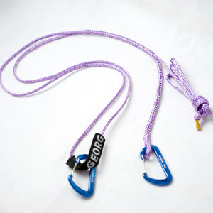 Description: (Whoopie sling)  Whoopie sling Made with UHMWPE rope, well known as Dyneema/Spectra/Amsteel Adjustable in lengths to adapt to loads of various sizes Slides smoothly under no tension and locks tightly with weights added  Super easy to install, one piece Light and waterproof  For hammock & outdoor camping Description: (Carabiner)  This aluminium carabiner is made of 7075 aviation-grade material, making it lightweight, highly durable, and wear-resistan