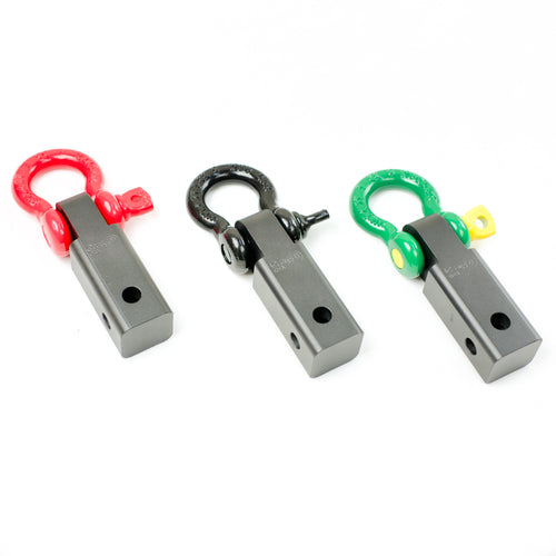 [FLASH SALE] 4WD Recovery kit: Steel Tow Bar Hitch 5000kg + Rated Shackle