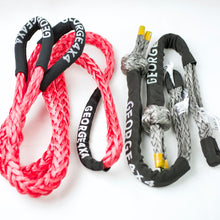 Load image into Gallery viewer, George4x4 Bridle Rope Soft Shackle Kit includes 1pc*Bridle Rope(Red), Australian made 13mm*4m or 5m or 6m*14000kg 1pc/2pcs*Soft Shackle, Australian made 60cm*19800kg, 70cm*22000kg (Grey/Silver) Soft shackle and Bridle rope Hand Made in Australia Australian Designed Tested by NATA-accredited lab. Lighter and safer