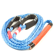 Load image into Gallery viewer, George4x4 Bridle Equaliser Rope George4x4 Bridle Rope is constructed of a unique ultra-high molecular weight polyethylene material(UHMWPE), also known as Dyneema/Spectra. It is extremely high-strength and low-stretch.  Description:  UV resistant, waterproof and more durable Very light, can float in water Both ends have protective sleeves and one sliding sleeve on the middle Australian-made, Australian tested Features:  9mm, rated 8000kg