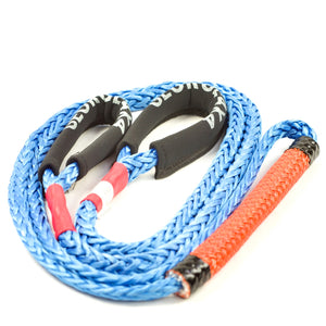 George4x4 Bridle Equaliser Rope George4x4 Bridle Rope is constructed of a unique ultra-high molecular weight polyethylene material(UHMWPE), also known as Dyneema/Spectra. It is extremely high-strength and low-stretch.  Description:  UV resistant, waterproof and more durable Very light, can float in water Both ends have protective sleeves and one sliding sleeve on the middle Australian-made, Australian tested Features:  9mm, rated 8000kg