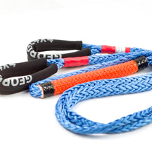 Load image into Gallery viewer, George4x4 Bridle Equaliser Rope George4x4 Bridle Rope is constructed of a unique ultra-high molecular weight polyethylene material(UHMWPE), also known as Dyneema/Spectra. It is extremely high-strength and low-stretch.  Description:  UV resistant, waterproof and more durable Very light, can float in water Both ends have protective sleeves and one sliding sleeve on the middle Australian-made, Australian tested Features:  9mm, rated 8000kg