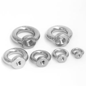 Eye Nuts DIN582 Female Metric Thread Stainless Steel Ring Top